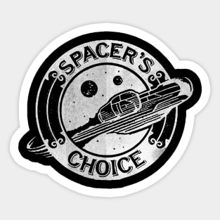 Spacer's Choice Distressed Logo | The Outer Worlds Sticker